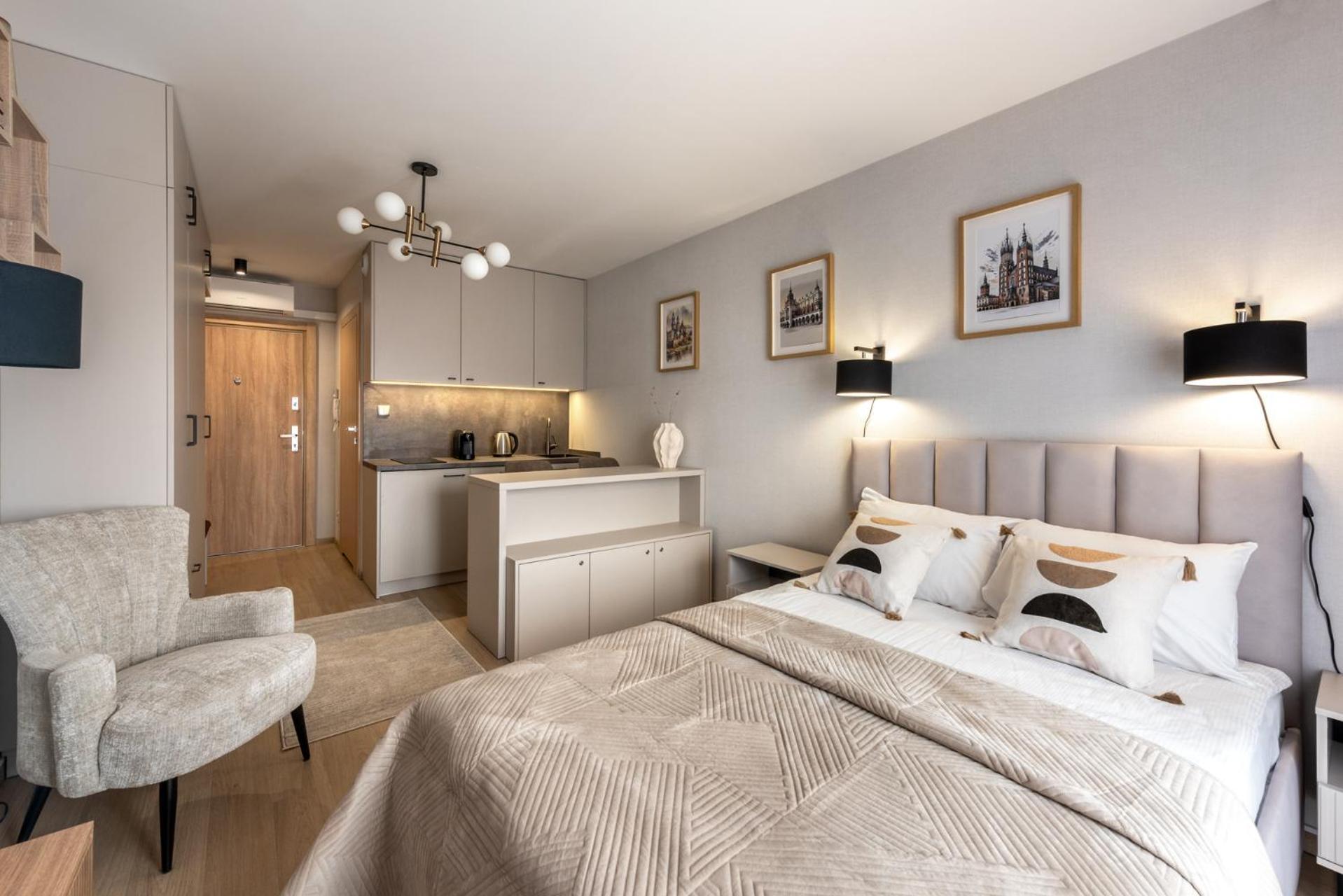 Iron Apartments Krakow Bagian luar foto